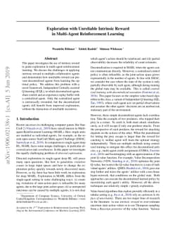 Exploration with Unreliable Intrinsic Reward in Multi-Agent
  Reinforcement Learning
