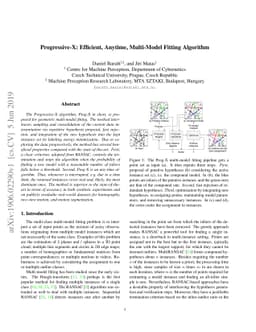 Progressive-X: Efficient, Anytime, Multi-Model Fitting Algorithm