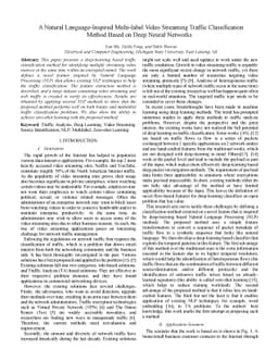 A Natural Language-Inspired Multi-label Video Streaming Traffic
  Classification Method Based on Deep Neural Networks