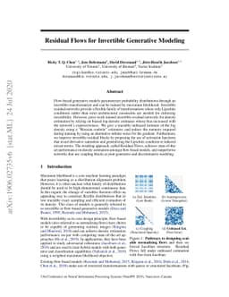 Residual Flows for Invertible Generative Modeling