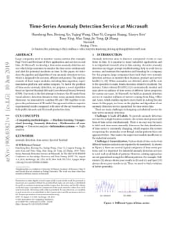 Time-Series Anomaly Detection Service at Microsoft