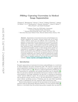 PHiSeg: Capturing Uncertainty in Medical Image Segmentation