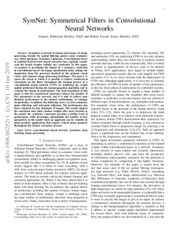 SymNet: Symmetrical Filters in Convolutional Neural Networks