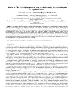 iProStruct2D: Identifying protein structural classes by deep learning
  via 2D representations