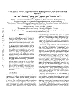Fine-grained Event Categorization with Heterogeneous Graph Convolutional
  Networks
