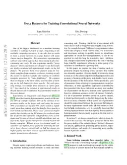 Using Small Proxy Datasets to Accelerate Hyperparameter Search