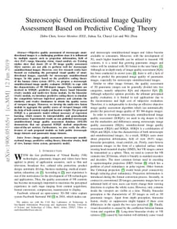 Stereoscopic Omnidirectional Image Quality Assessment Based on
  Predictive Coding Theory