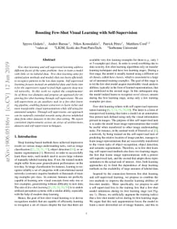 Boosting Few-Shot Visual Learning with Self-Supervision