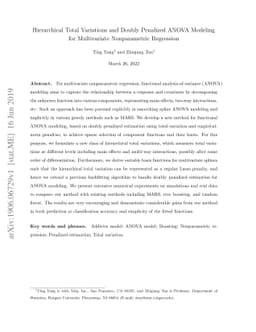 Hierarchical Total Variations and Doubly Penalized ANOVA Modeling for
  Multivariate Nonparametric Regression