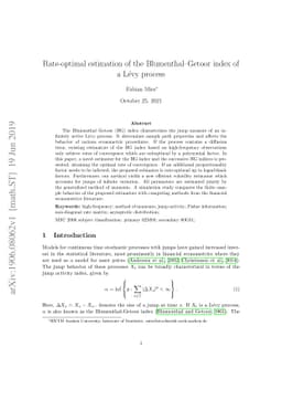 Rate-optimal estimation of the Blumenthal-Getoor index of a Lévy
  process