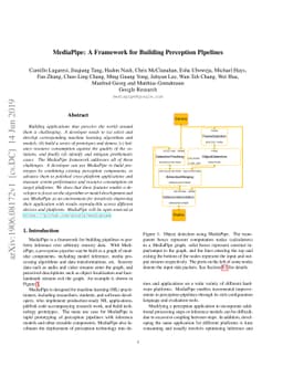 MediaPipe: A Framework for Building Perception Pipelines