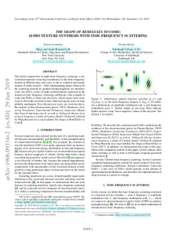 The Shape of RemiXXXes to Come: Audio Texture Synthesis with
  Time-frequency Scattering