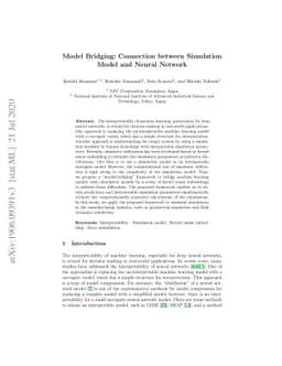 Model Bridging: Connection between Simulation Model and Neural Network