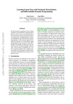 Learning Latent Trees with Stochastic Perturbations and Differentiable
  Dynamic Programming