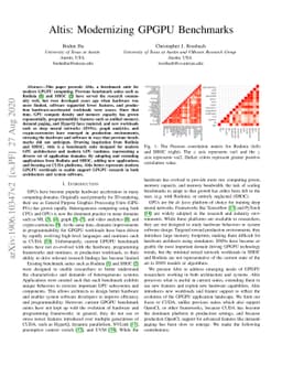 ALTIS: Modernizing GPGPU Benchmarking