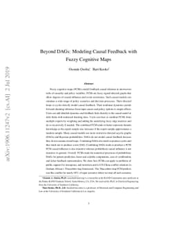 Beyond DAGs: Modeling Causal Feedback with Fuzzy Cognitive Maps