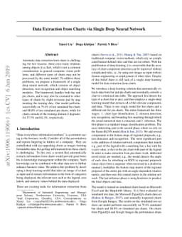 Data Extraction from Charts via Single Deep Neural Network