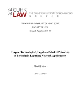 LApps: Technological, Legal and Market Potentials of Blockchain
  Lightning Network Applications