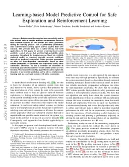 Learning-based Model Predictive Control for Safe Exploration and
  Reinforcement Learning