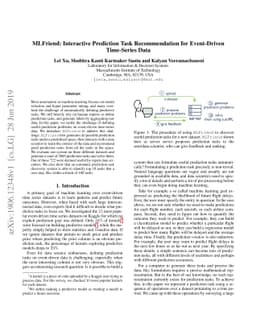 MLFriend: Interactive Prediction Task Recommendation for Event-Driven
  Time-Series Data