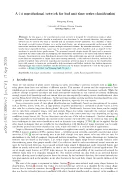 A 1d convolutional network for leaf and time series classification