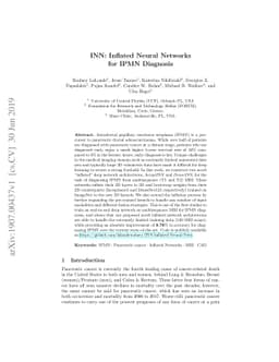 INN: Inflated Neural Networks for IPMN Diagnosis