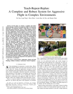 Teach-Repeat-Replan: A Complete and Robust System for Aggressive Flight
  in Complex Environments