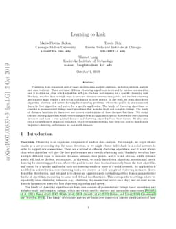 Learning to Link
