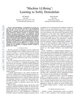 "Machine LLRning": Learning to Softly Demodulate