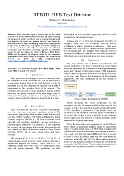 RFBTD: RFB Text Detector