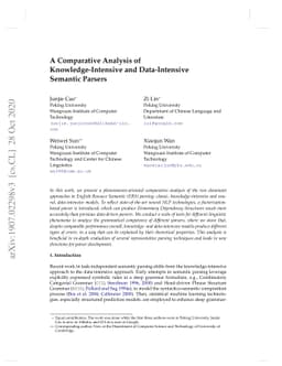 A Comparative Analysis of Knowledge-Intensive and Data-Intensive
  Semantic Parsers