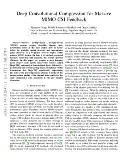 Deep Convolutional Compression for Massive MIMO CSI Feedback