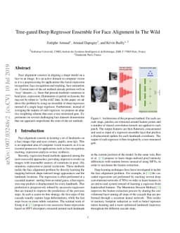 Tree-gated Deep Regressor Ensemble For Face Alignment In The Wild