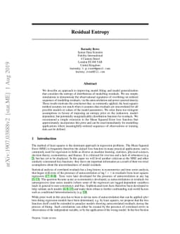 Residual Entropy