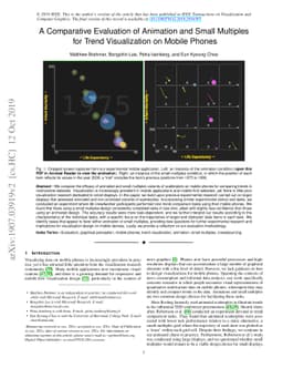 A Comparative Evaluation of Animation and Small Multiples for Trend
  Visualization on Mobile Phones
