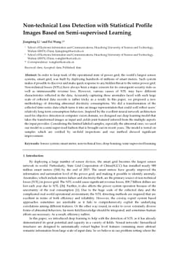 Non-technical Loss Detection with Statistical Profile Images Based on
  Semi-supervised Learning