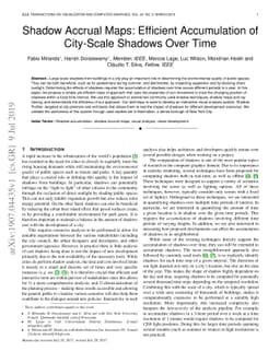 Shadow Accrual Maps: Efficient Accumulation of City-Scale Shadows Over
  Time