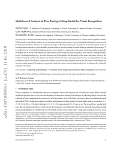 Multifaceted Analysis of Fine-Tuning in Deep Model for Visual
  Recognition