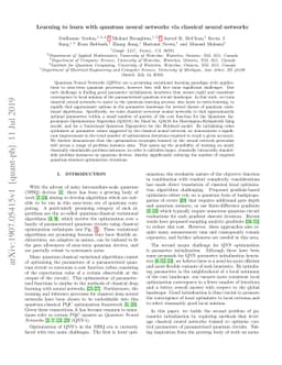 Learning to learn with quantum neural networks via classical neural
  networks