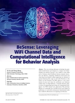 BeSense: Leveraging WiFi Channel Data and Computational Intelligence for
  Behavior Analysis
