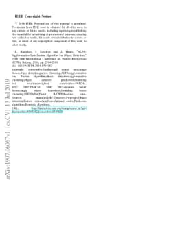 ALFA: Agglomerative Late Fusion Algorithm for Object Detection