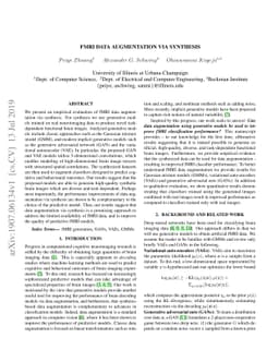 FMRI data augmentation via synthesis