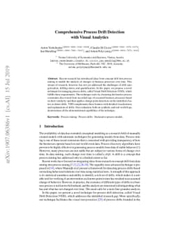 Comprehensive Process Drift Detection with Visual Analytics