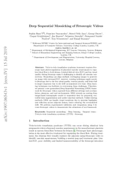 Deep Sequential Mosaicking of Fetoscopic Videos