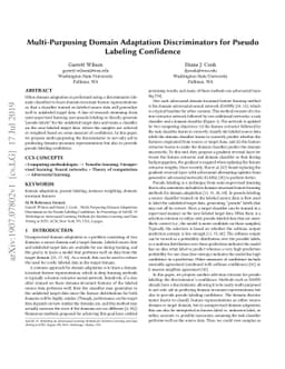 Multi-Purposing Domain Adaptation Discriminators for Pseudo Labeling
  Confidence