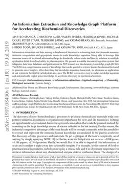 An Information Extraction and Knowledge Graph Platform for Accelerating
  Biochemical Discoveries