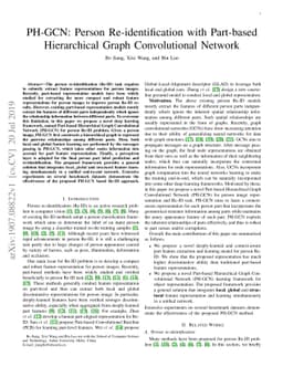PH-GCN: Person Re-identification with Part-based Hierarchical Graph
  Convolutional Network