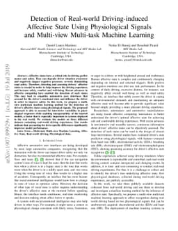 Detection of Real-world Driving-induced Affective State Using
  Physiological Signals and Multi-view Multi-task Machine Learning