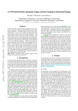 A CNN-based tool for automatic tongue contour tracking in ultrasound
  images