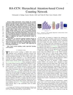 HA-CCN: Hierarchical Attention-based Crowd Counting Network